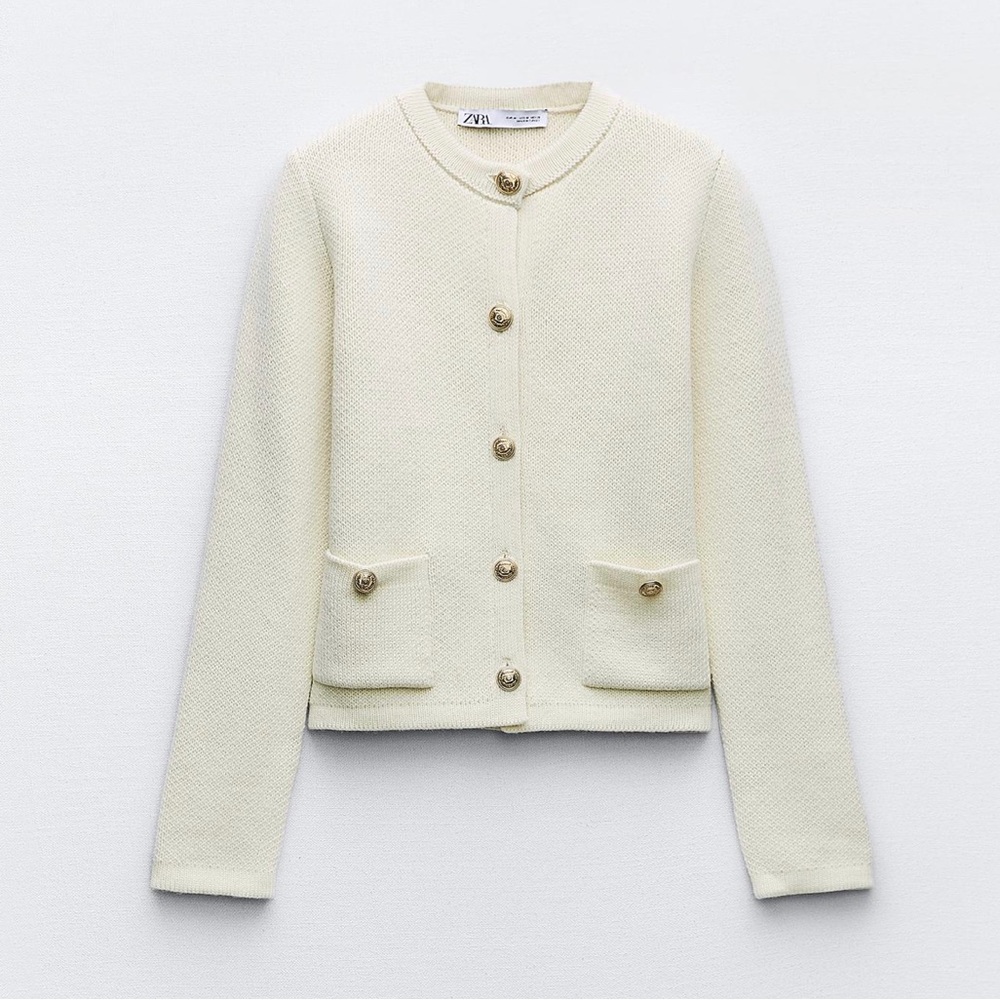 NWT Zara Knit Cardigan with Buttons